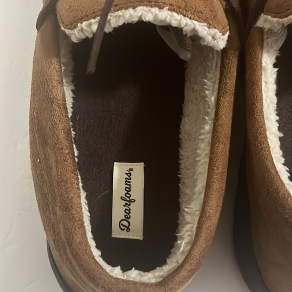 Dearfoam Men’s Fleece-lined Slippers - Picture 3 of 6